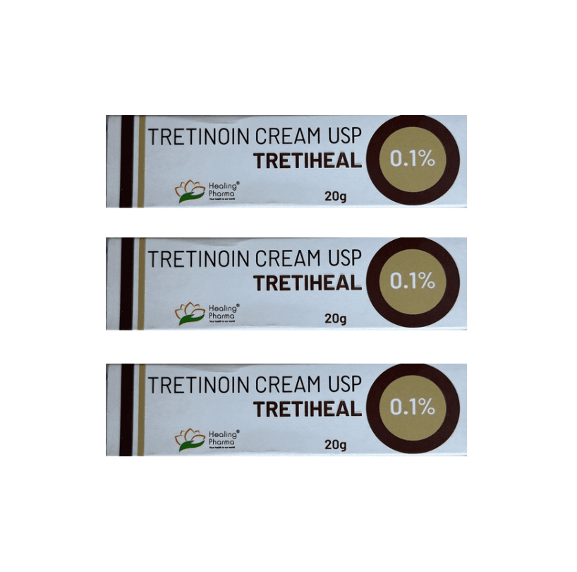 3x Tretinoin 0.1% - 3 tubes 0.1% - Buy Online